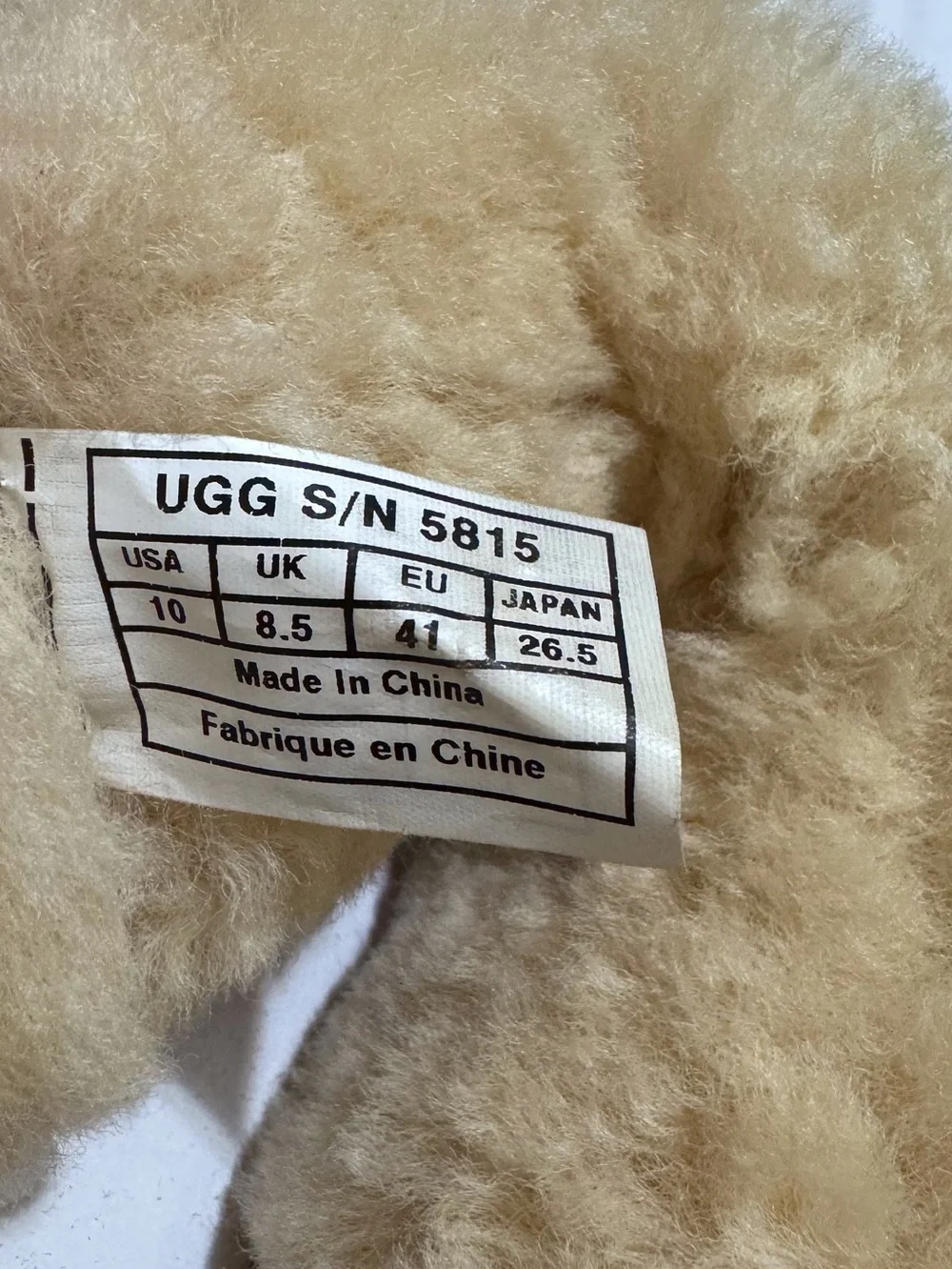 Ugg Boots Classic Tall Leather Suede Boot in Tan Size 10